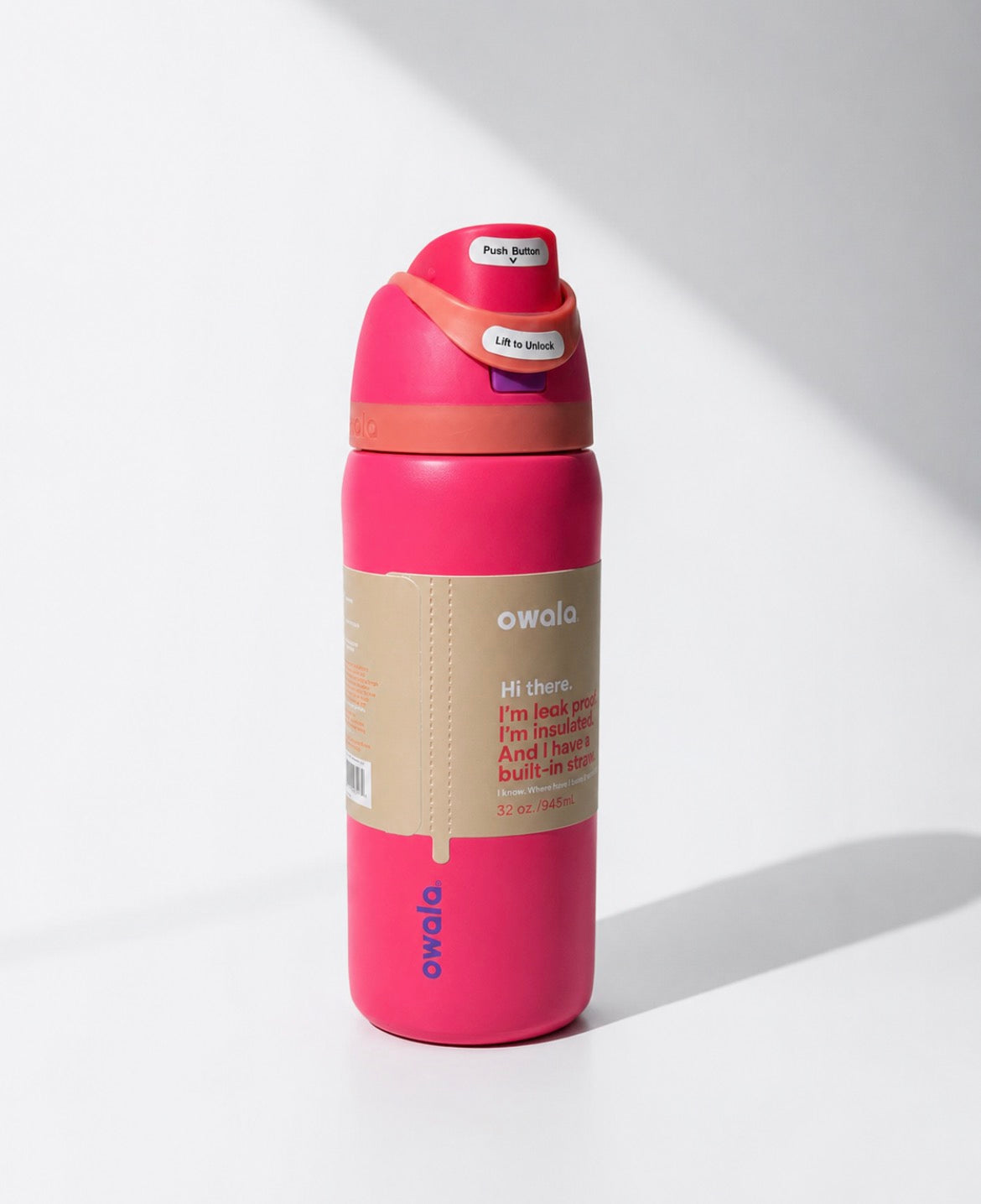 Termo Owala 32oz rosa festival