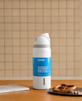 Termo owala 32oz blanco nube con gris